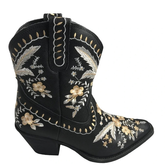 Dingo Primrose Western Boot in Black.  Sz: 10M - Picture 5 of 16